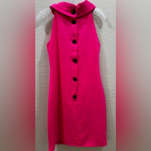 Sail to Sable Vibrant Pink Strapless Dress - Picture 3 of 5